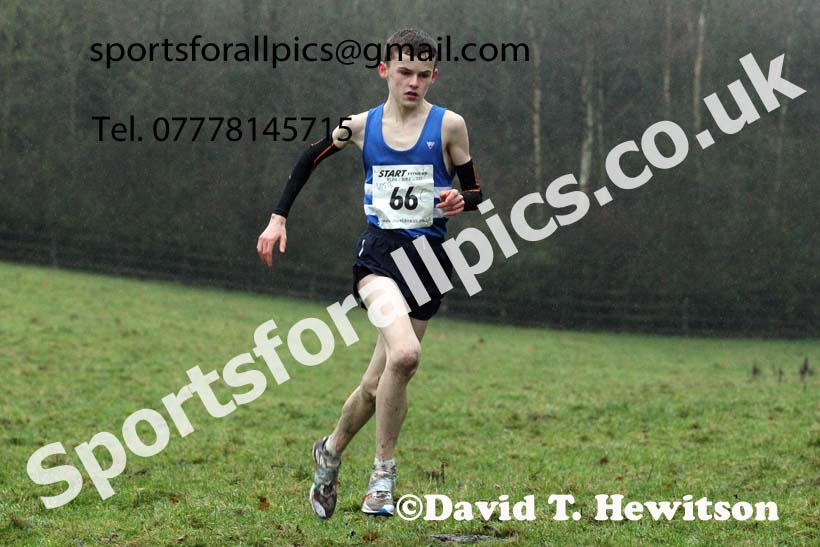 Boys under-15s, NECAA Junior Cross Country Relays, Thornley Farm, Peterlee, Saturday, December 12th. Photo: David T. Hewitson/Sports for All Pics